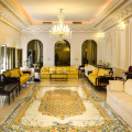 Lobby flower water jet marble tiles medallion designs floor pattern for sale